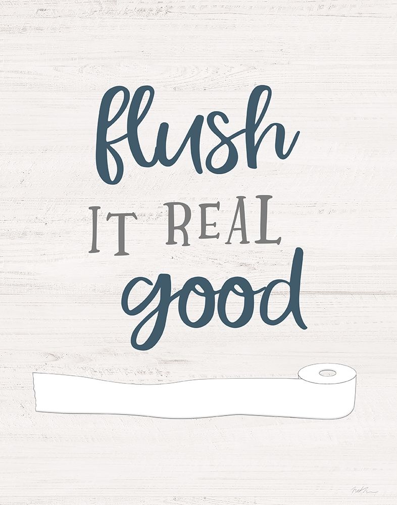 Flush it art print by Natalie Carpentieri for $57.95 CAD