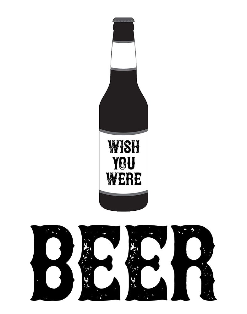 Wish You Were Beer art print by CAD Designs for $57.95 CAD