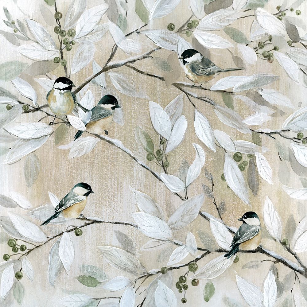 Spring Chickadees art print by Carol Robinson for $57.95 CAD