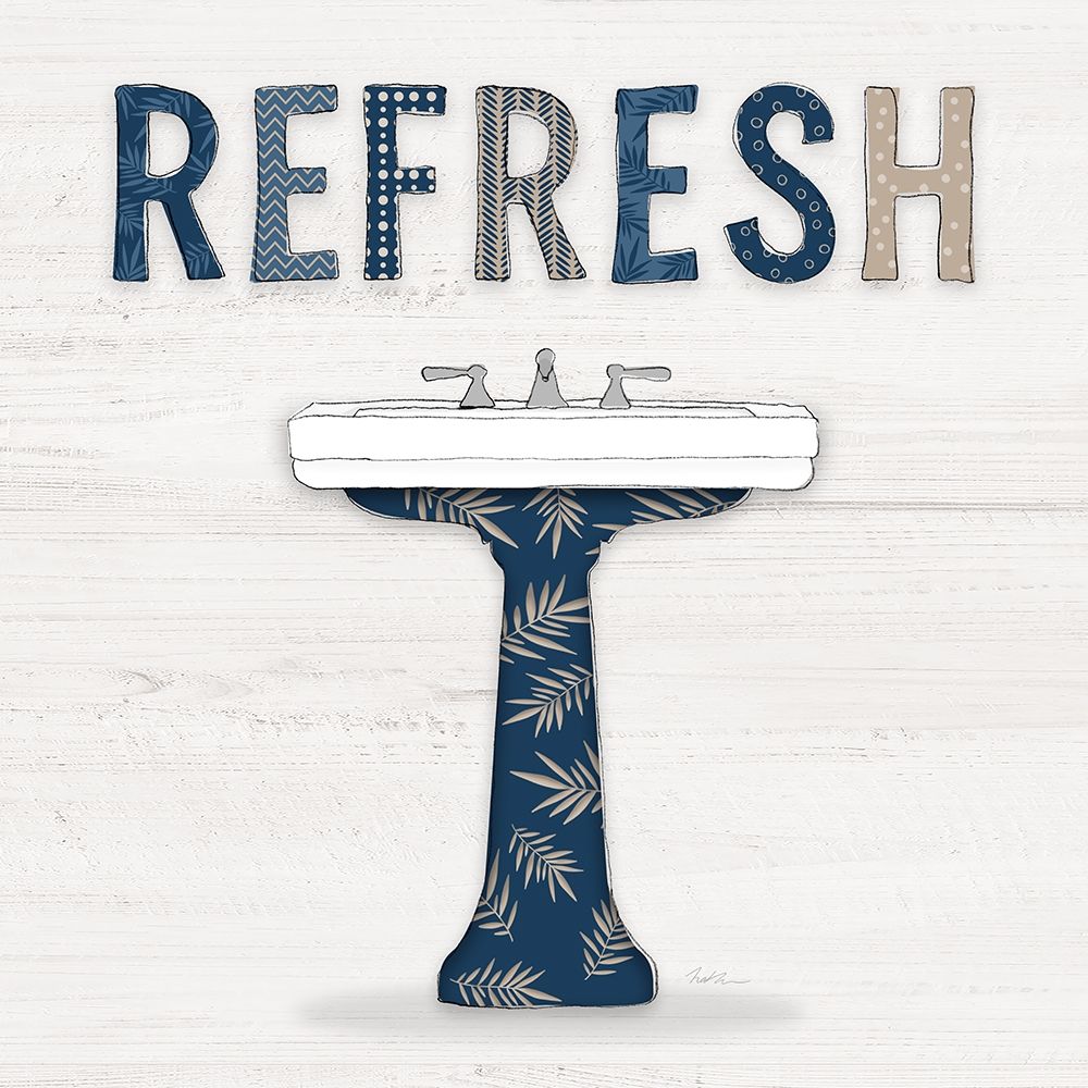 Refresh Palm Bath art print by Natalie Carpentieri for $57.95 CAD