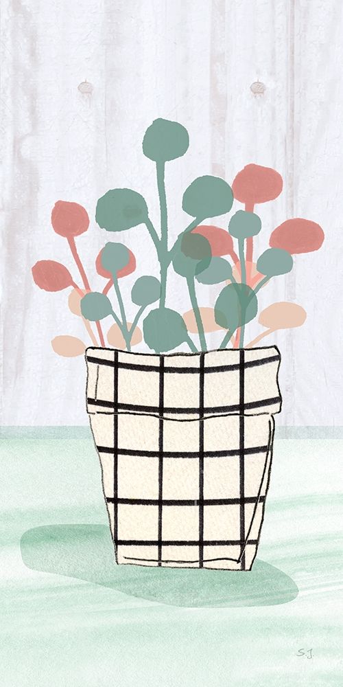 Potted Posies III art print by Susan Jill for $57.95 CAD