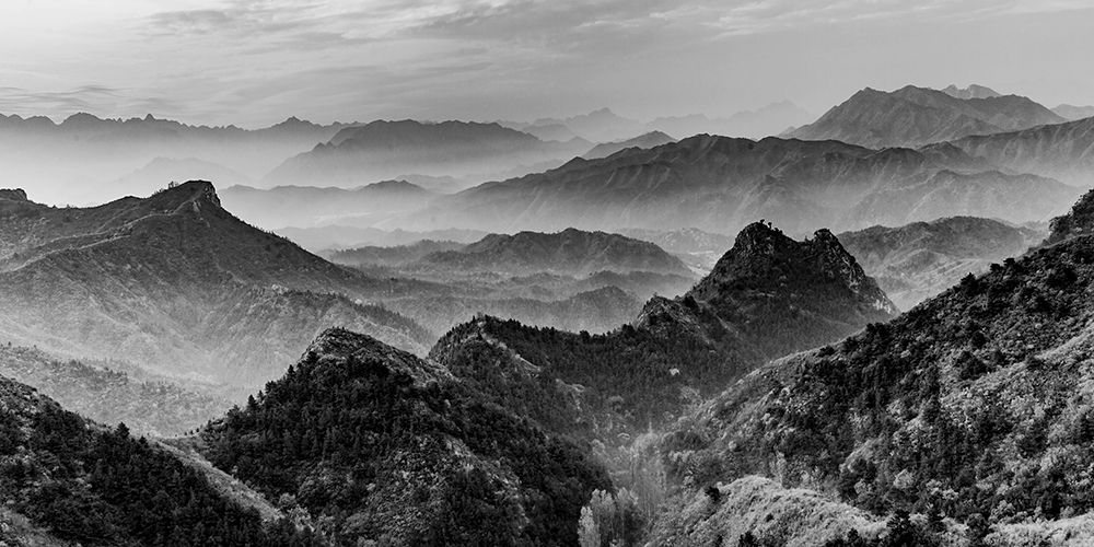 Mountains of the Great Wall art print by Danita Delimont for $57.95 CAD