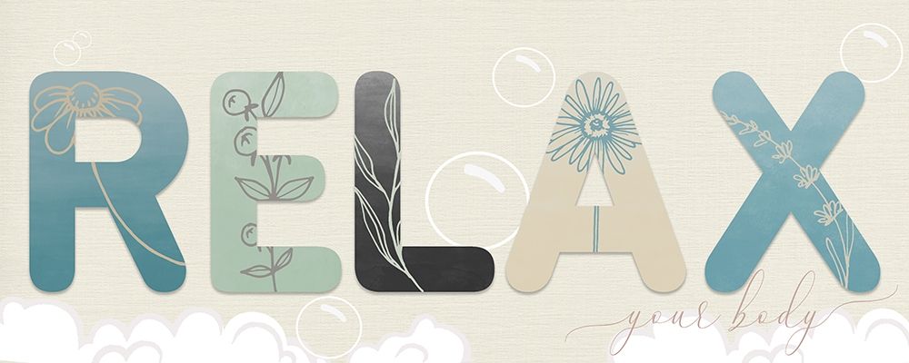 Relax Your Body art print by Daniela Santiago for $57.95 CAD
