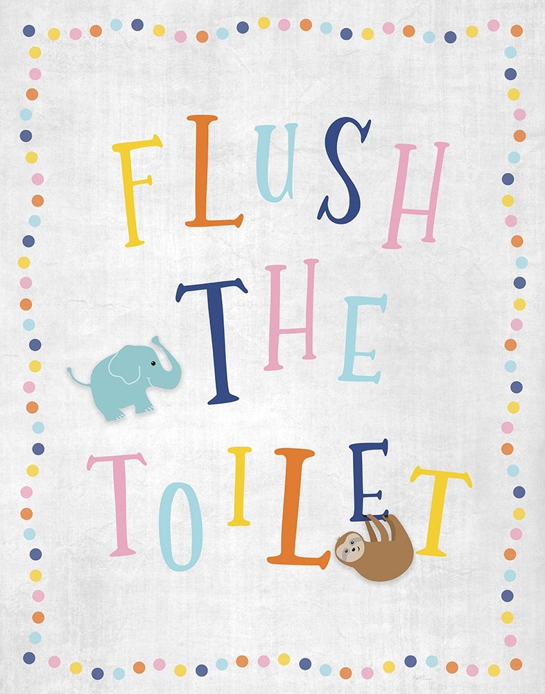 Flush the Toilet art print by Natalie Carpentieri for $57.95 CAD