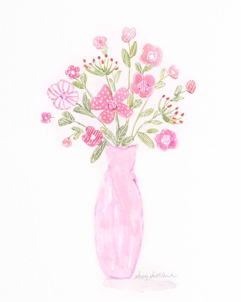 Boho Pinwheel Bouquet I art print by Sally Swatland for $57.95 CAD
