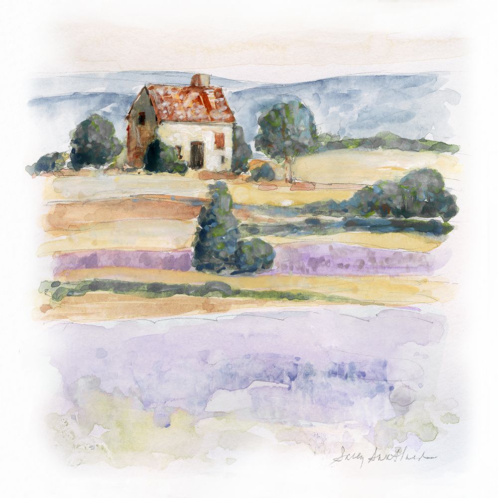 Lavender Country II art print by Sally Swatland for $57.95 CAD