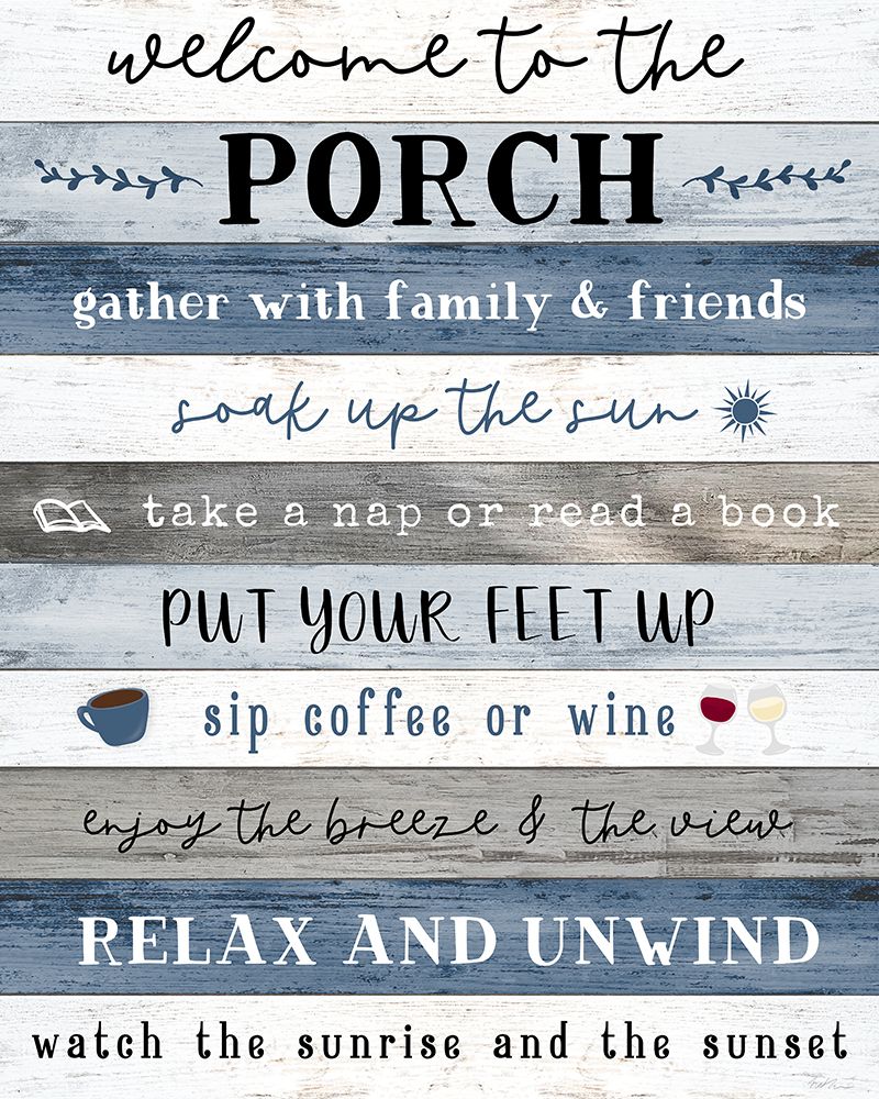 Porch Rules art print by Natalie Carpentieri for $57.95 CAD