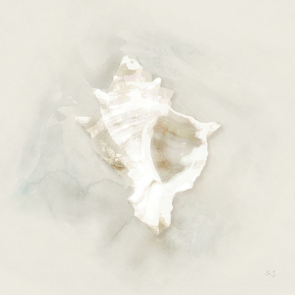 Soft Sand and Shell I art print by Susan Jill for $57.95 CAD
