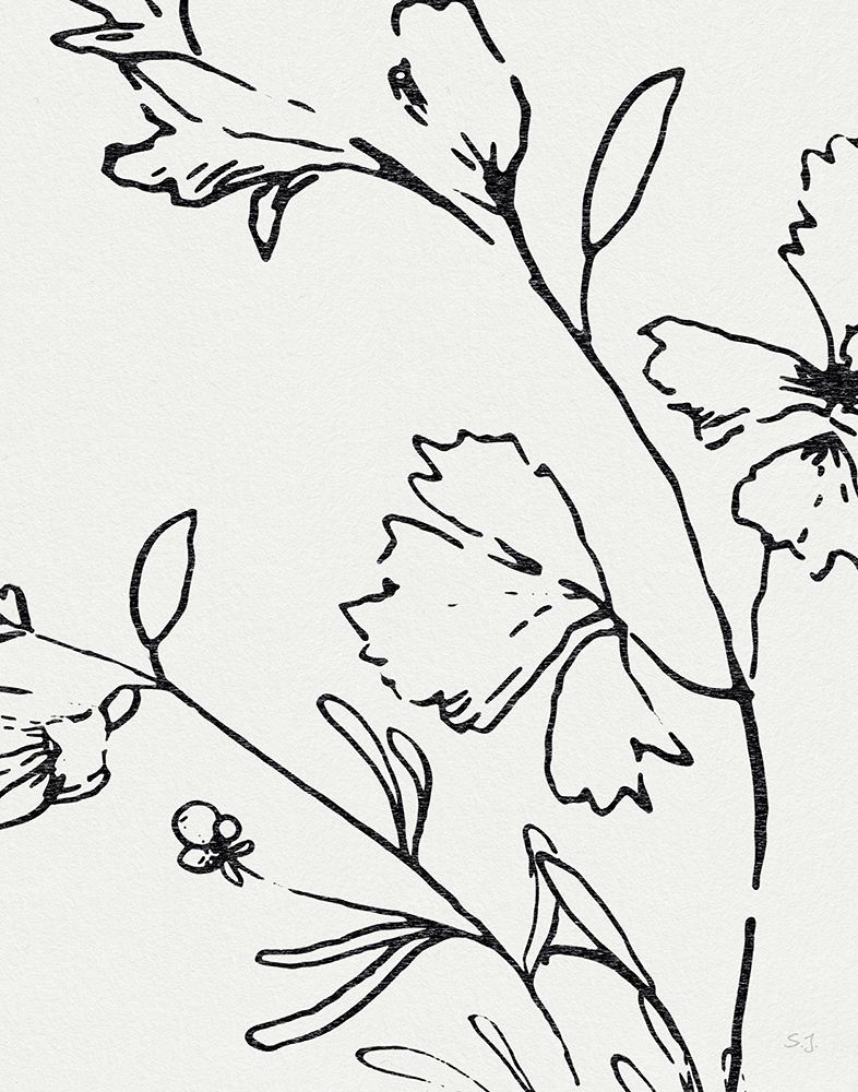 Botanical Sketch II art print by Susan Jill for $57.95 CAD