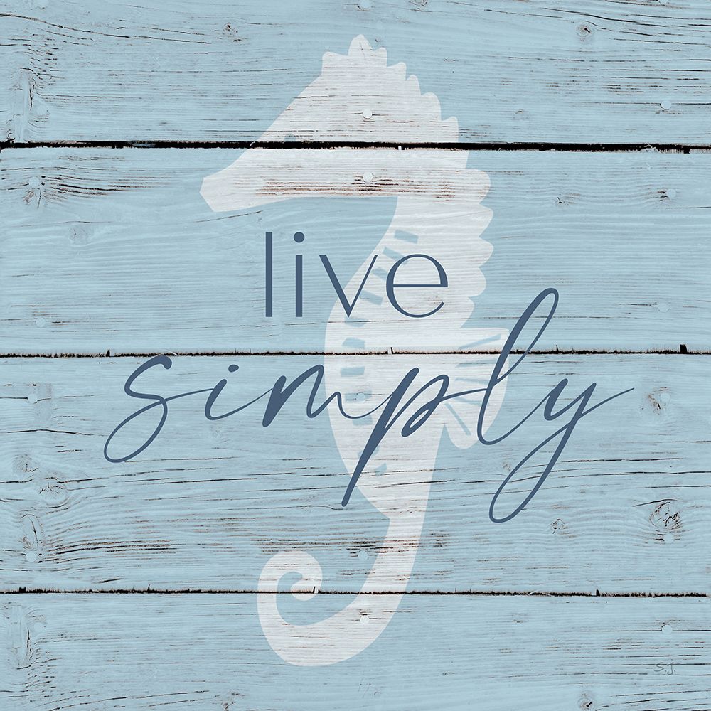 Live Simply art print by Susan Jill for $57.95 CAD