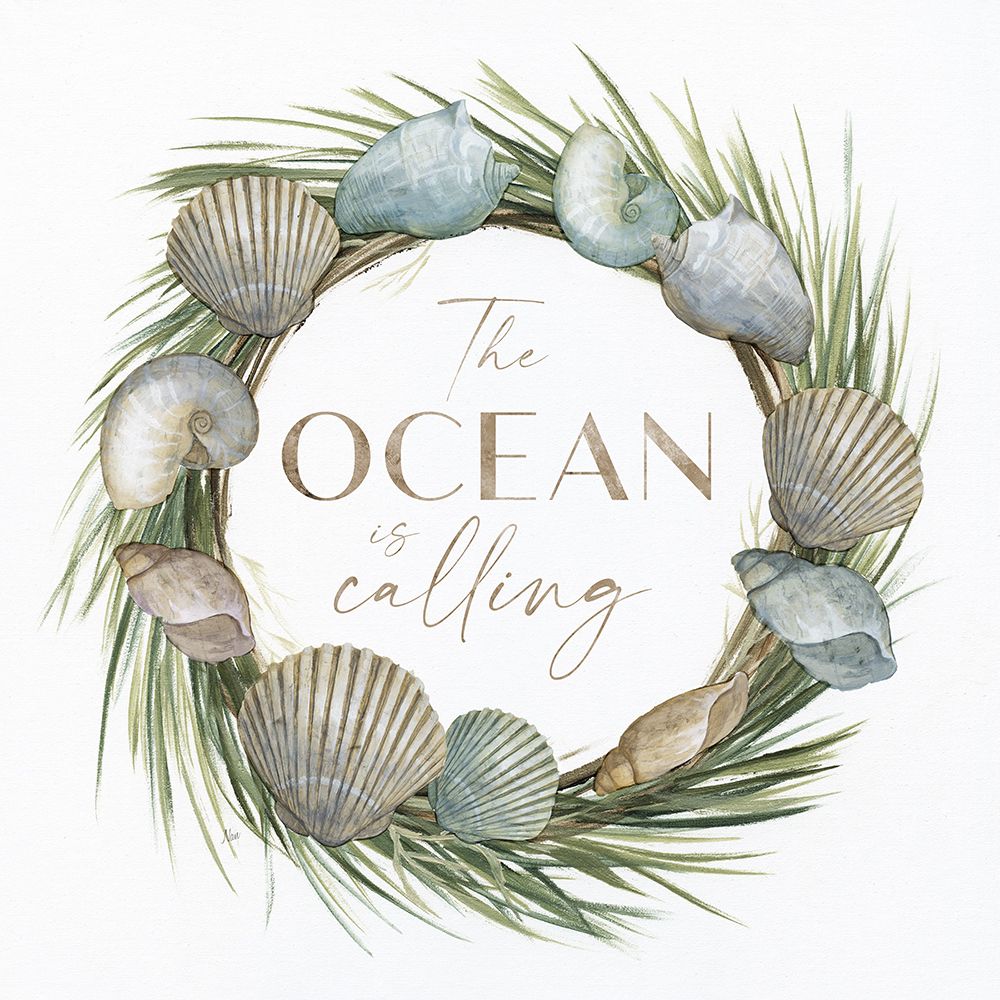 The Ocean is Calling art print by Nan for $57.95 CAD