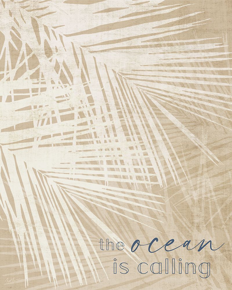 Ocean Calling Palms art print by Natalie Carpentieri for $57.95 CAD