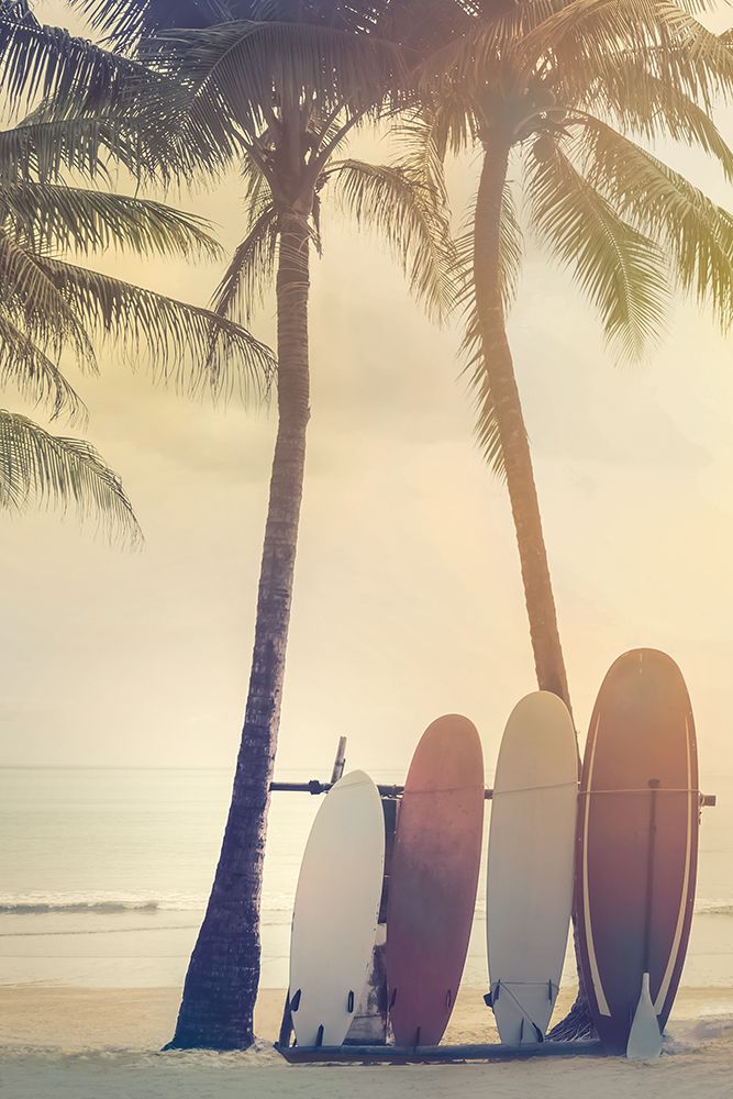 Surfing Summer art print by Mike Calascibetta for $57.95 CAD