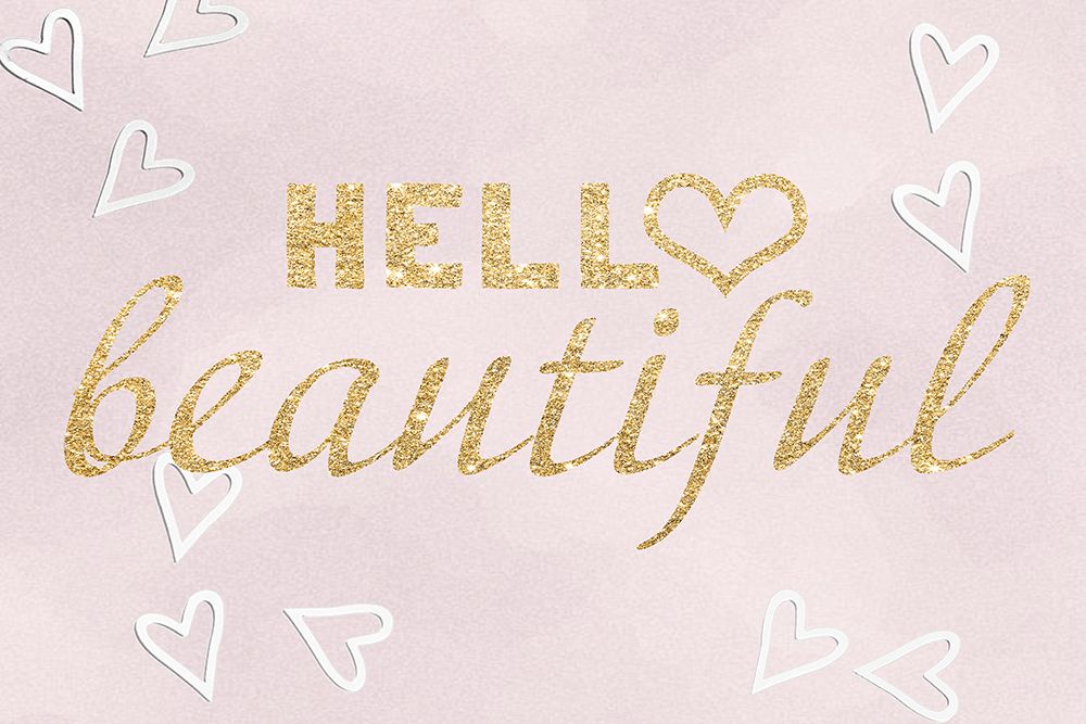 Hello Beautiful art print by Daniela Santiago for $57.95 CAD