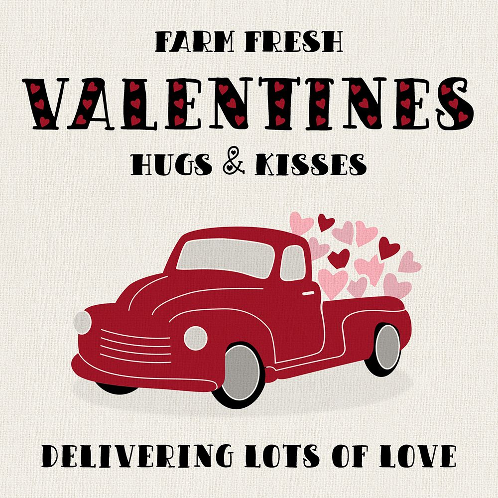 Farm Fresh Valentines art print by CAD Designs for $57.95 CAD