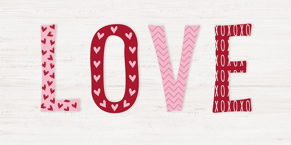 Patterned Love art print by Natalie Carpentieri for $57.95 CAD