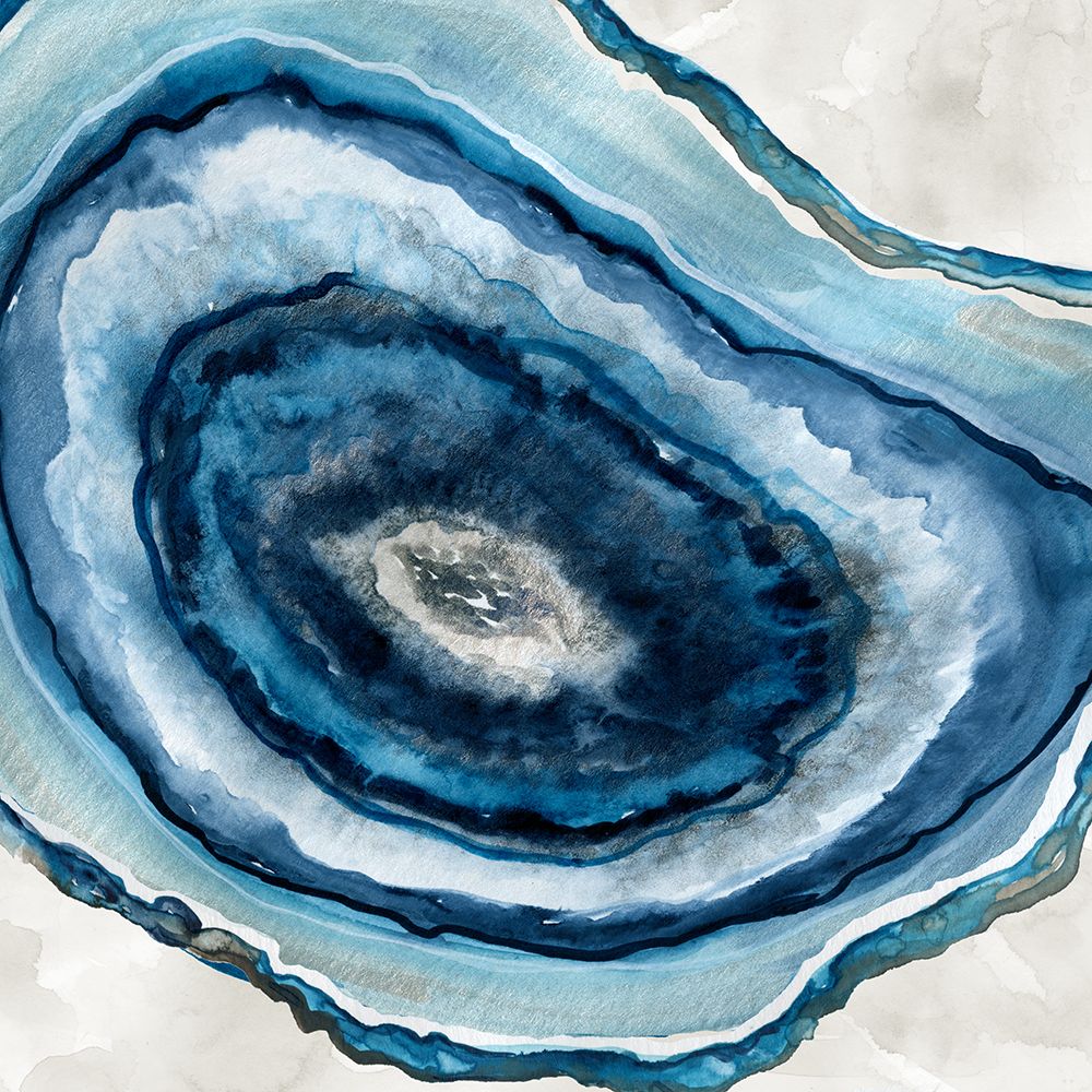 Navy Agate I art print by Carol Robinson for $57.95 CAD