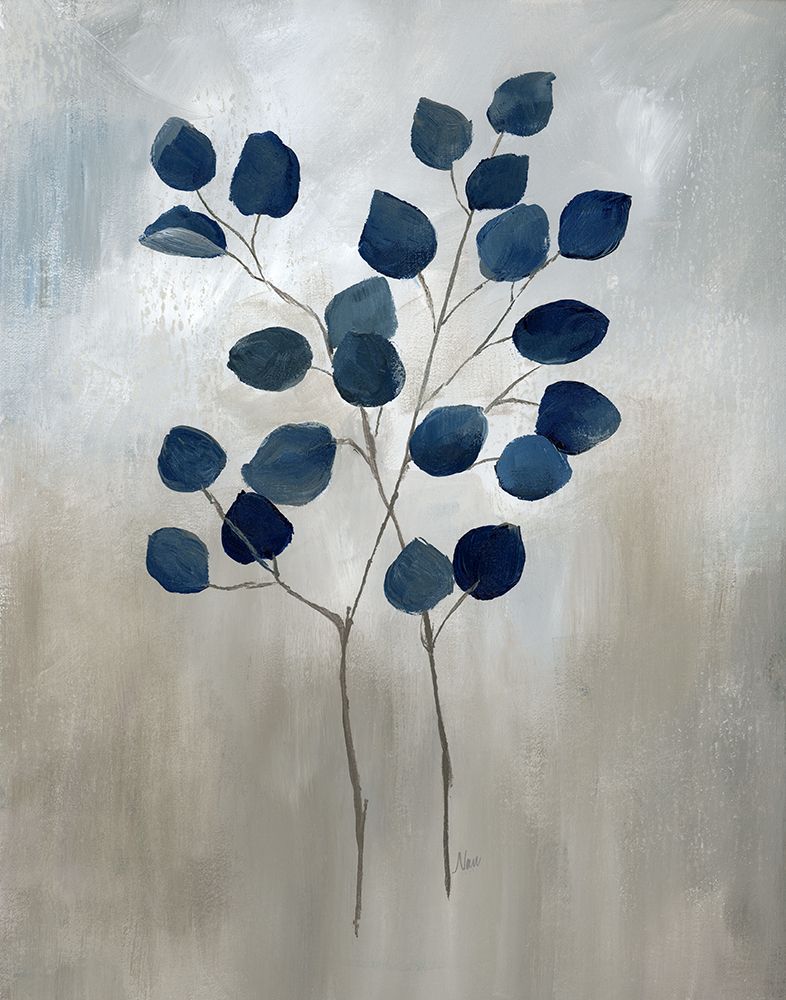 Indigo Foliage II art print by Nan for $57.95 CAD
