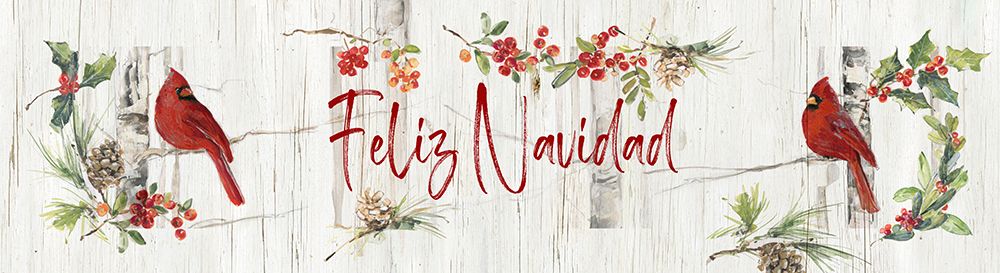Feliz Navidad art print by Sally Swatland for $57.95 CAD