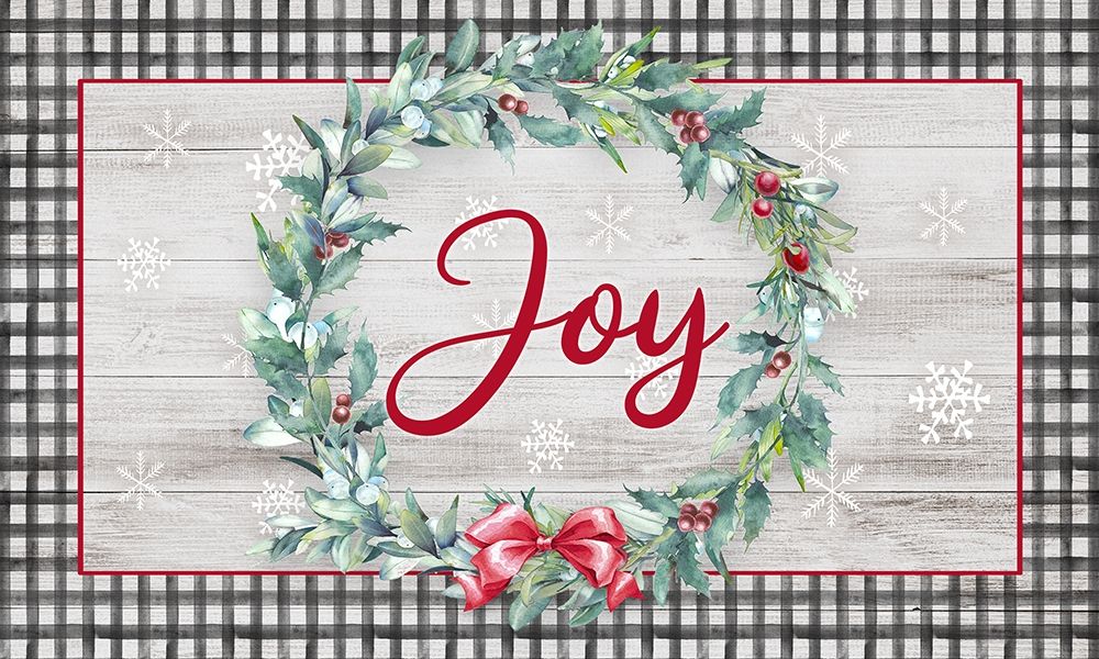 Joy Wreath art print by Conrad Knutsen for $57.95 CAD