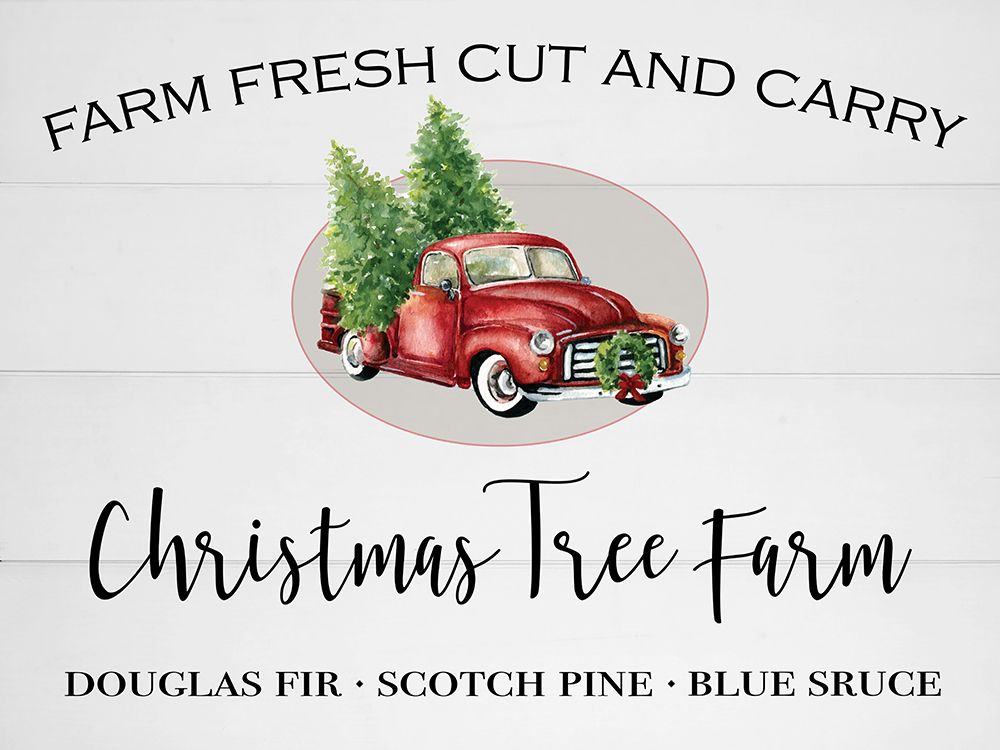 Christmas Tree Farm art print by Carol Robinson for $57.95 CAD