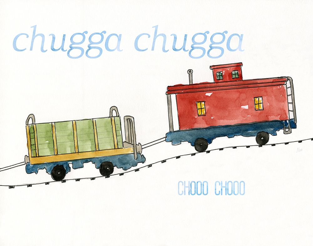 Choo Choo art print by Nan for $57.95 CAD