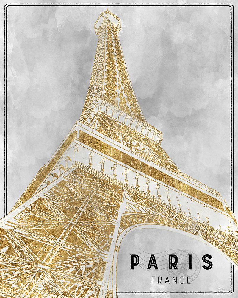Shimmering Eiffel art print by Natalie Carpentieri for $57.95 CAD