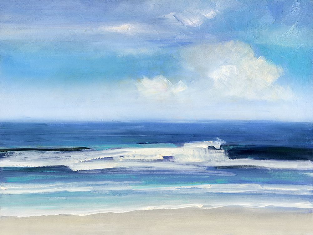 Waves Breaking art print by Sally Swatland for $57.95 CAD