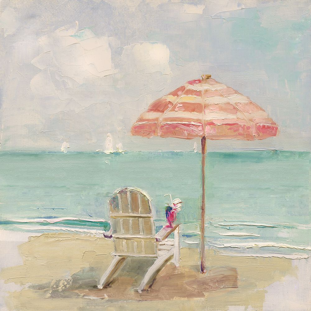 Beach Life I art print by Sally Swatland for $57.95 CAD