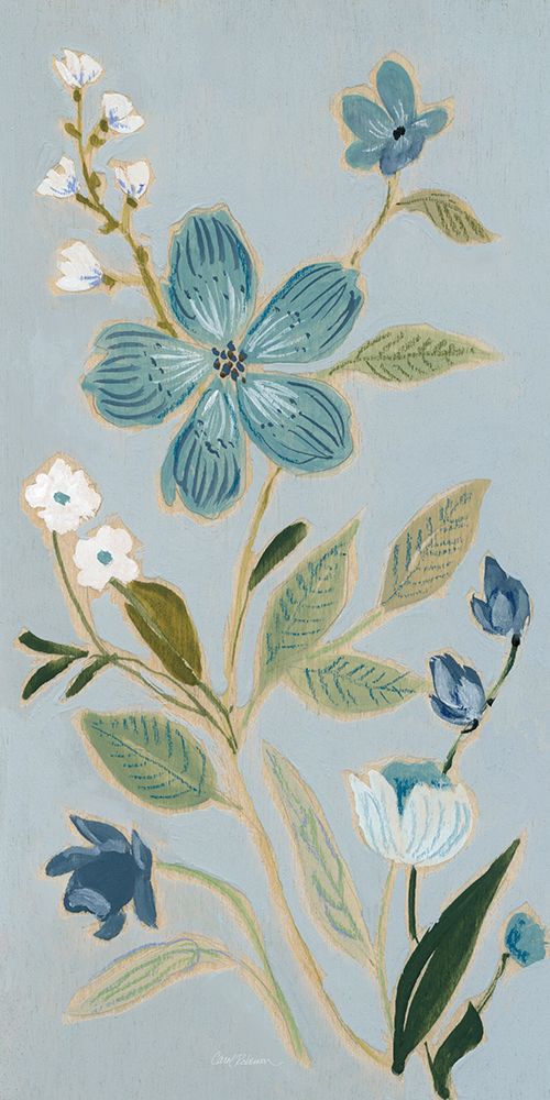 Woodblock Botanical I art print by Carol Robinson for $57.95 CAD