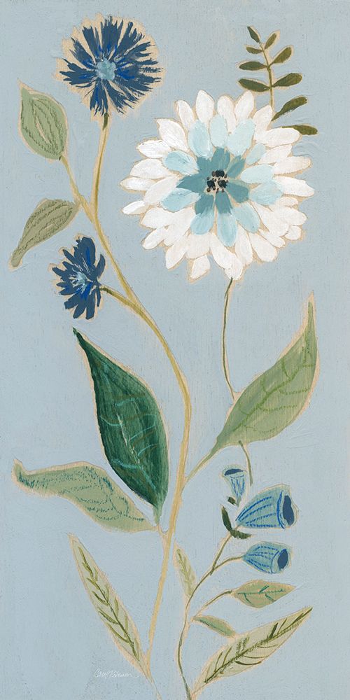 Woodblock Botanical II art print by Carol Robinson for $57.95 CAD