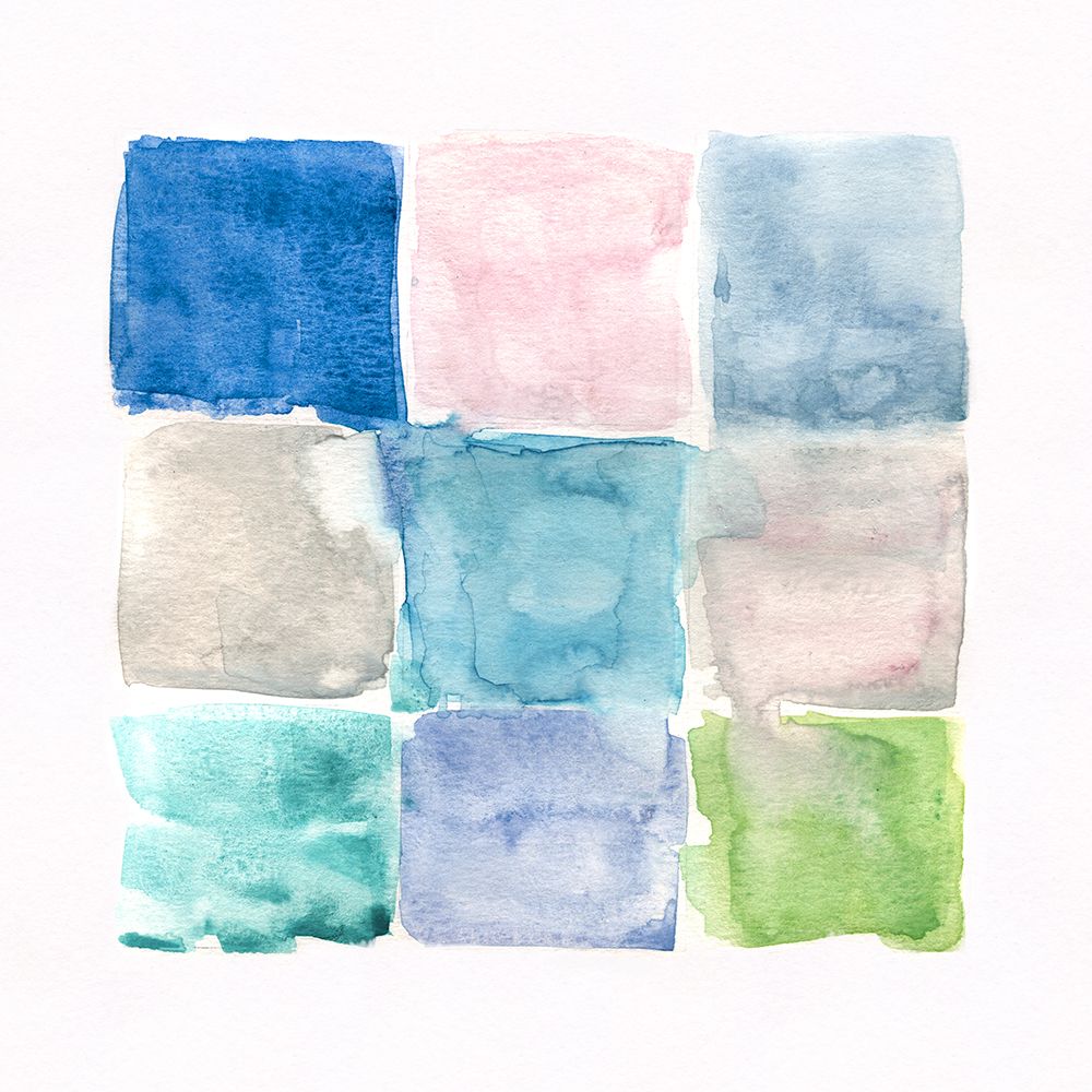 Pastel Intersection I art print by Sally Swatland for $57.95 CAD