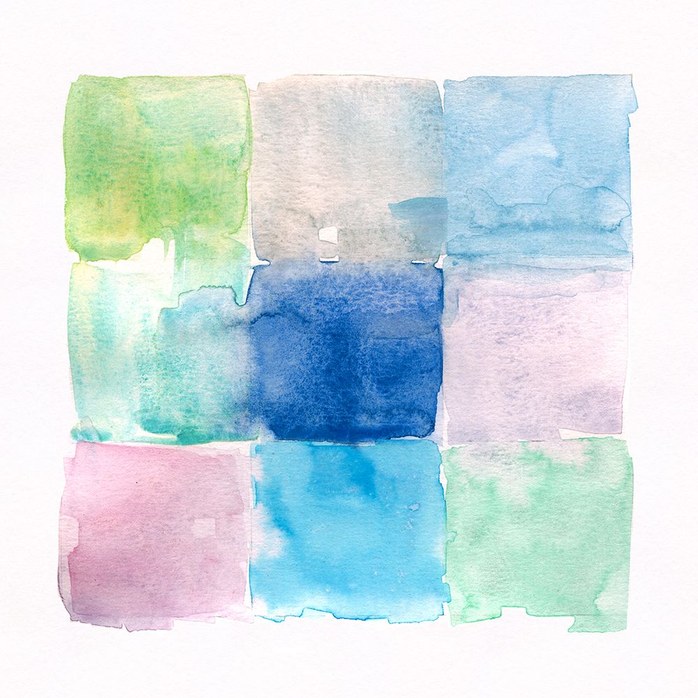 Pastel Intersection II art print by Sally Swatland for $57.95 CAD