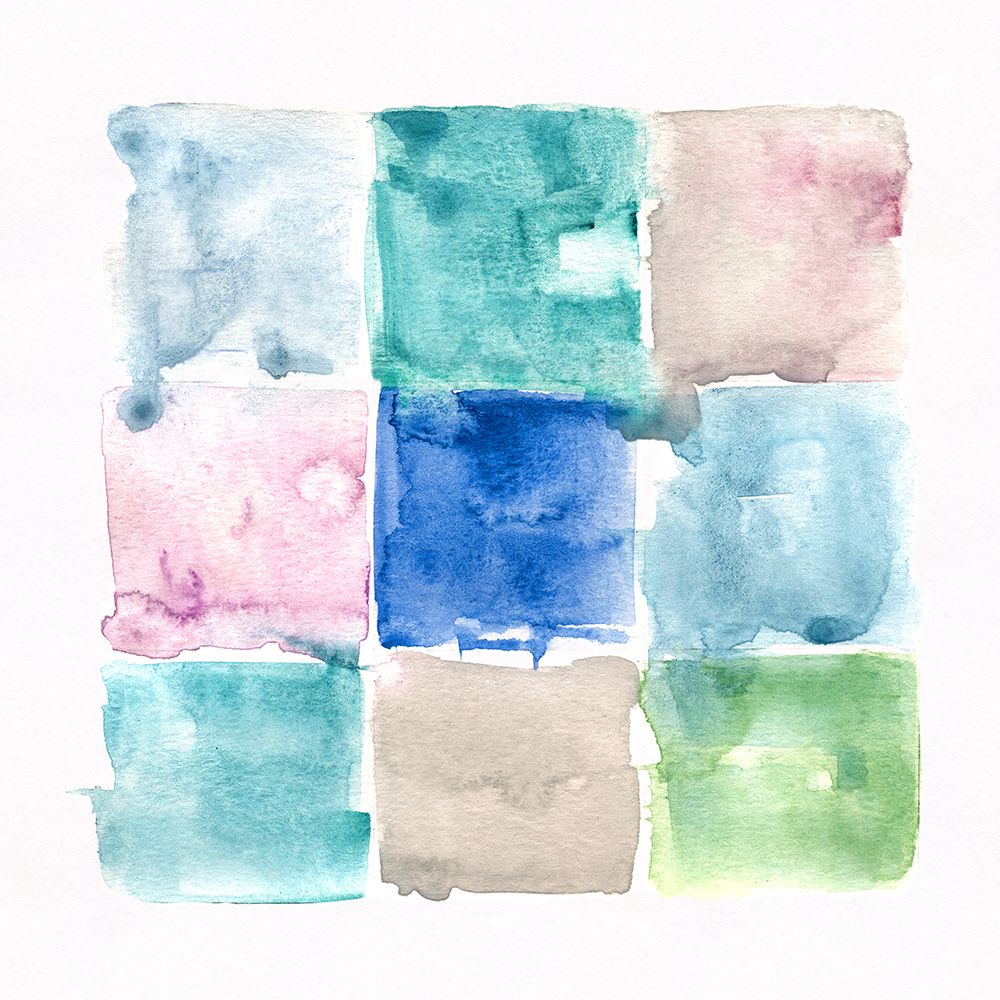 Pastel Intersection III art print by Sally Swatland for $57.95 CAD