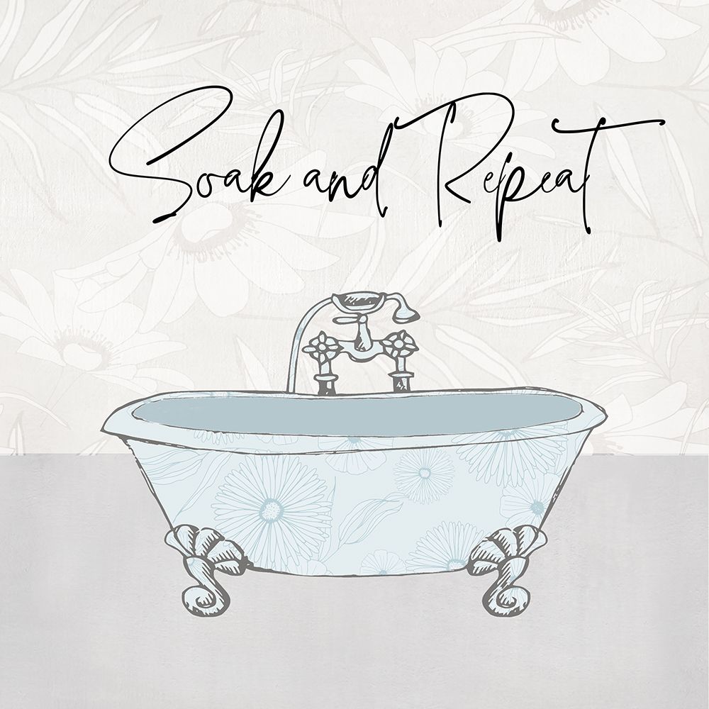 Soak and Repeat art print by Susan Jill for $57.95 CAD