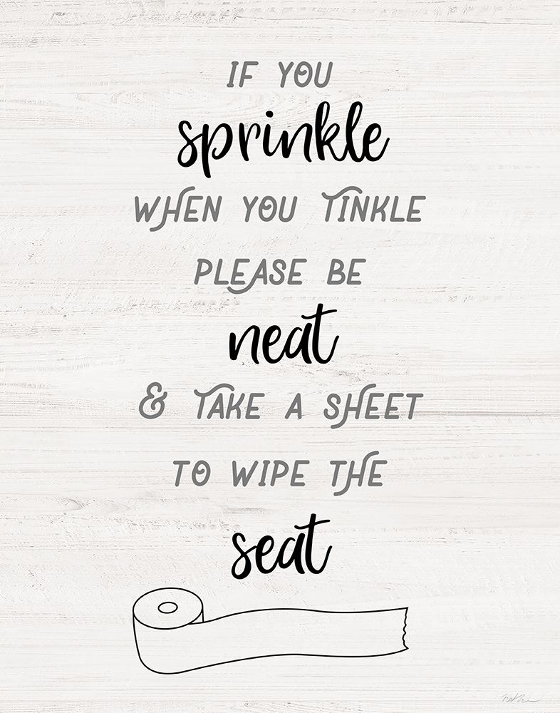 Wipe the Seat art print by Natalie Carpentieri for $57.95 CAD