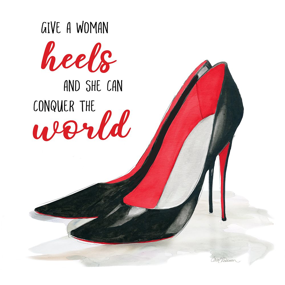 Conquer Heels art print by Carol Robinson for $57.95 CAD