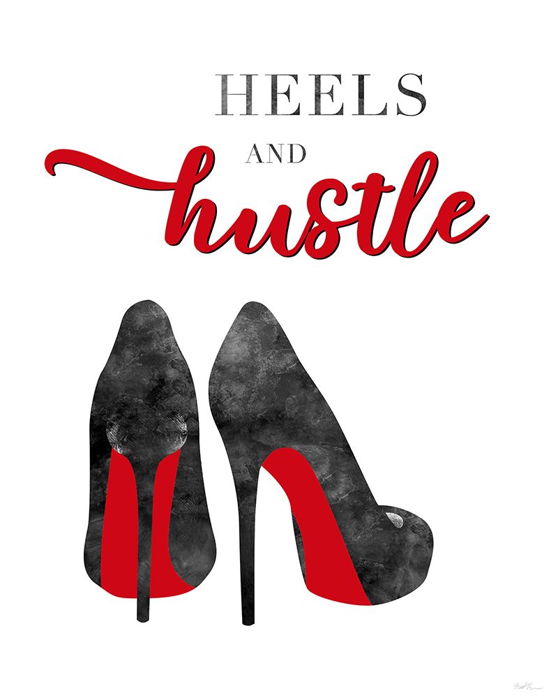 Red Heels and Hustle art print by Natalie Carpentieri for $57.95 CAD