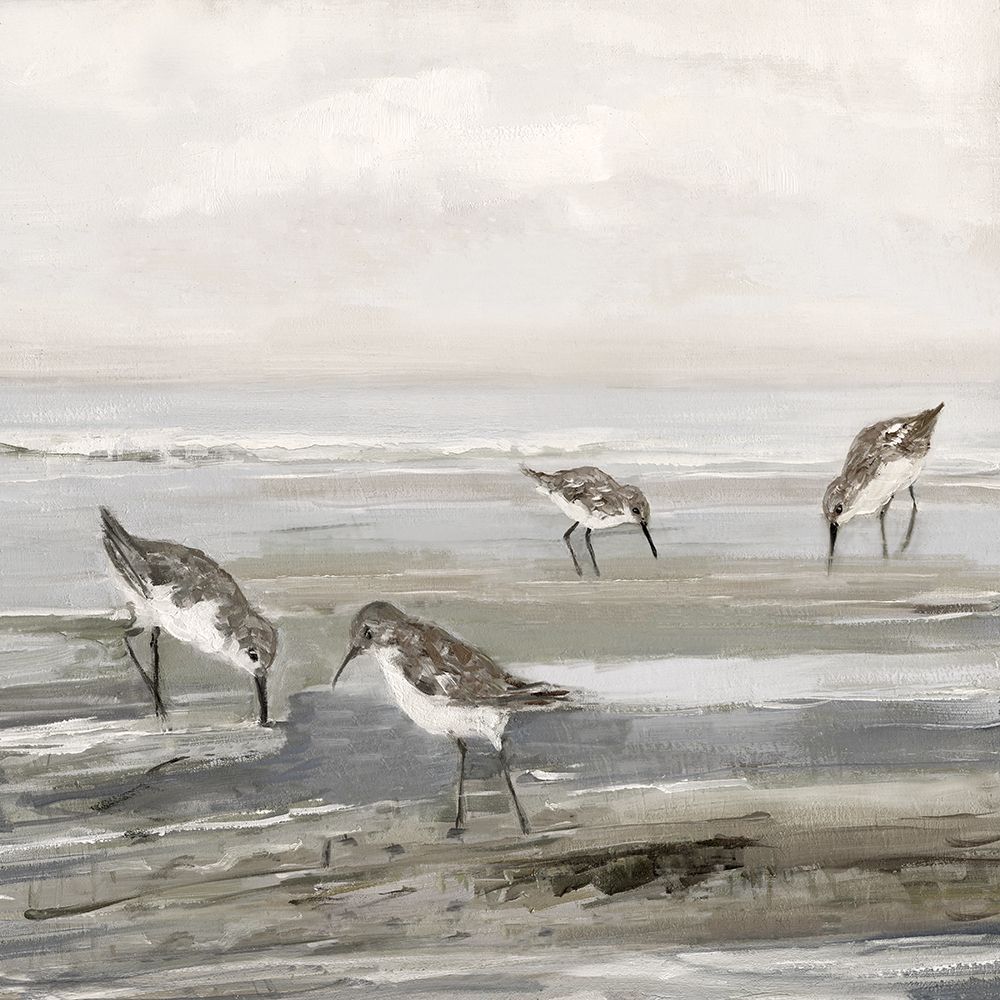 Evening Beach I art print by Sally Swatland for $57.95 CAD