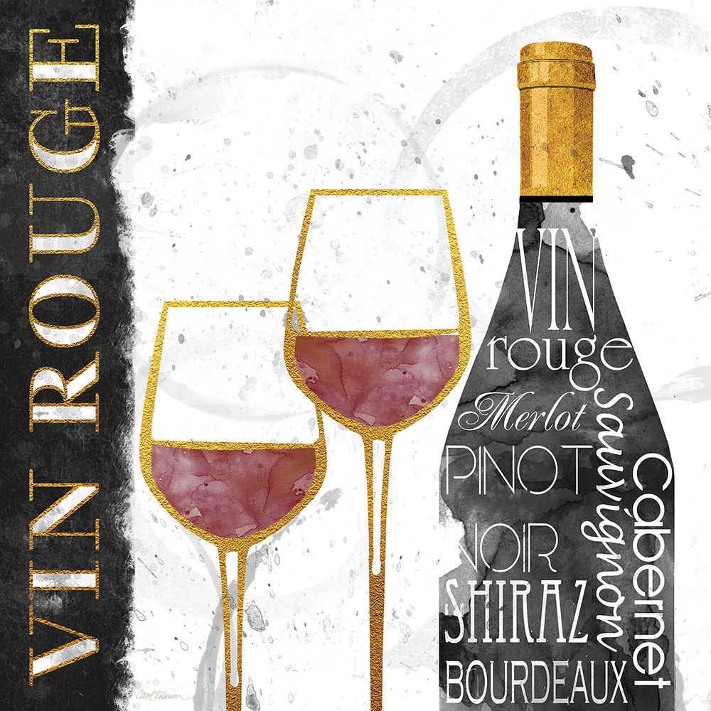 Glam Red Wine art print by Carol Robinson for $57.95 CAD