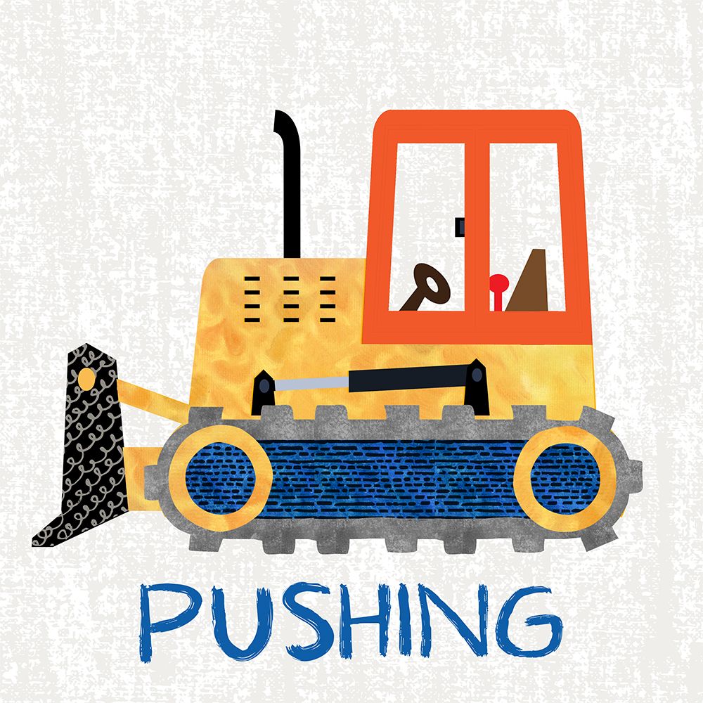 Pushing art print by Conrad Knutsen for $57.95 CAD