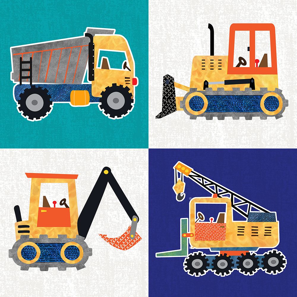 Construction art print by Conrad Knutsen for $57.95 CAD