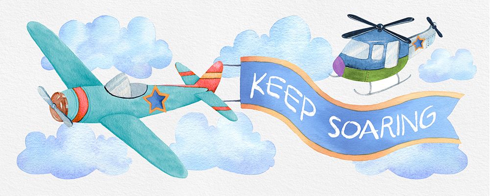 Soar Airplane art print by Conrad Knutsen for $57.95 CAD