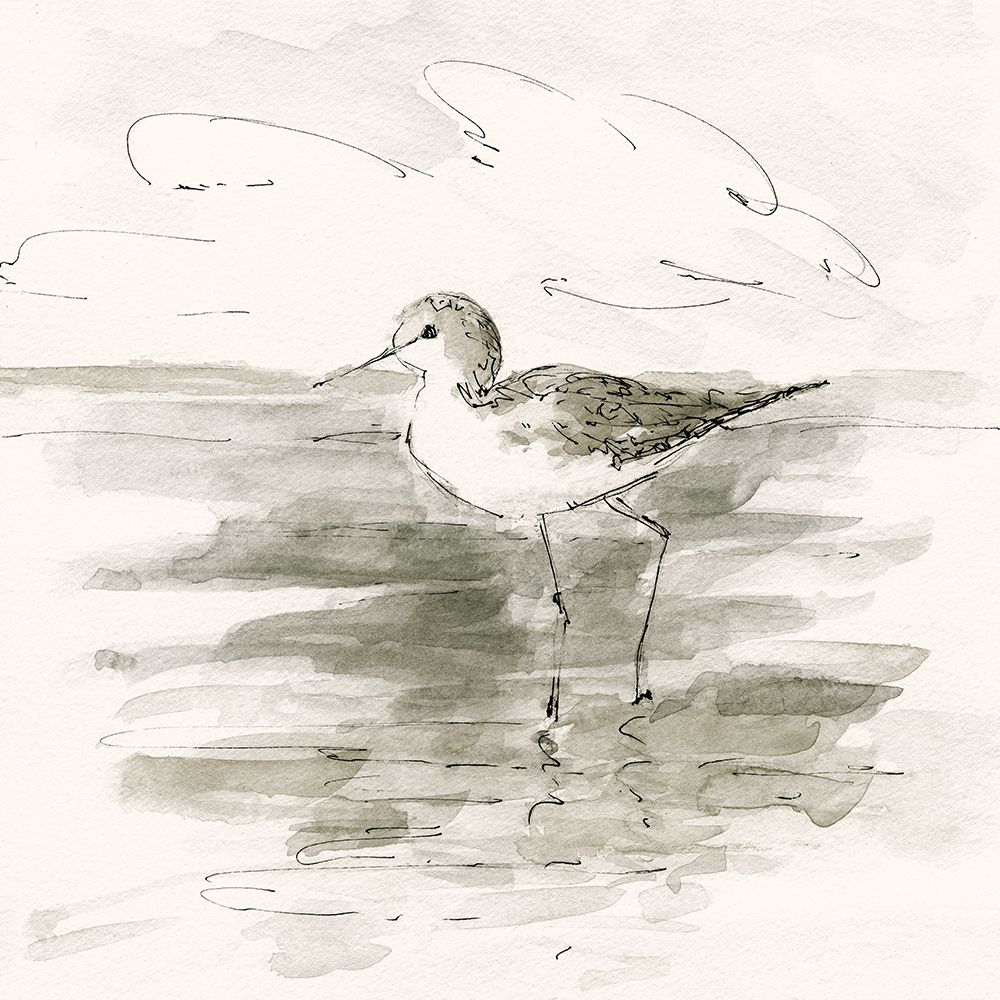 Sand Piper II art print by Sally Swatland for $57.95 CAD