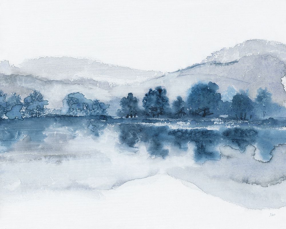 Lake in the Valley art print by Nan for $57.95 CAD