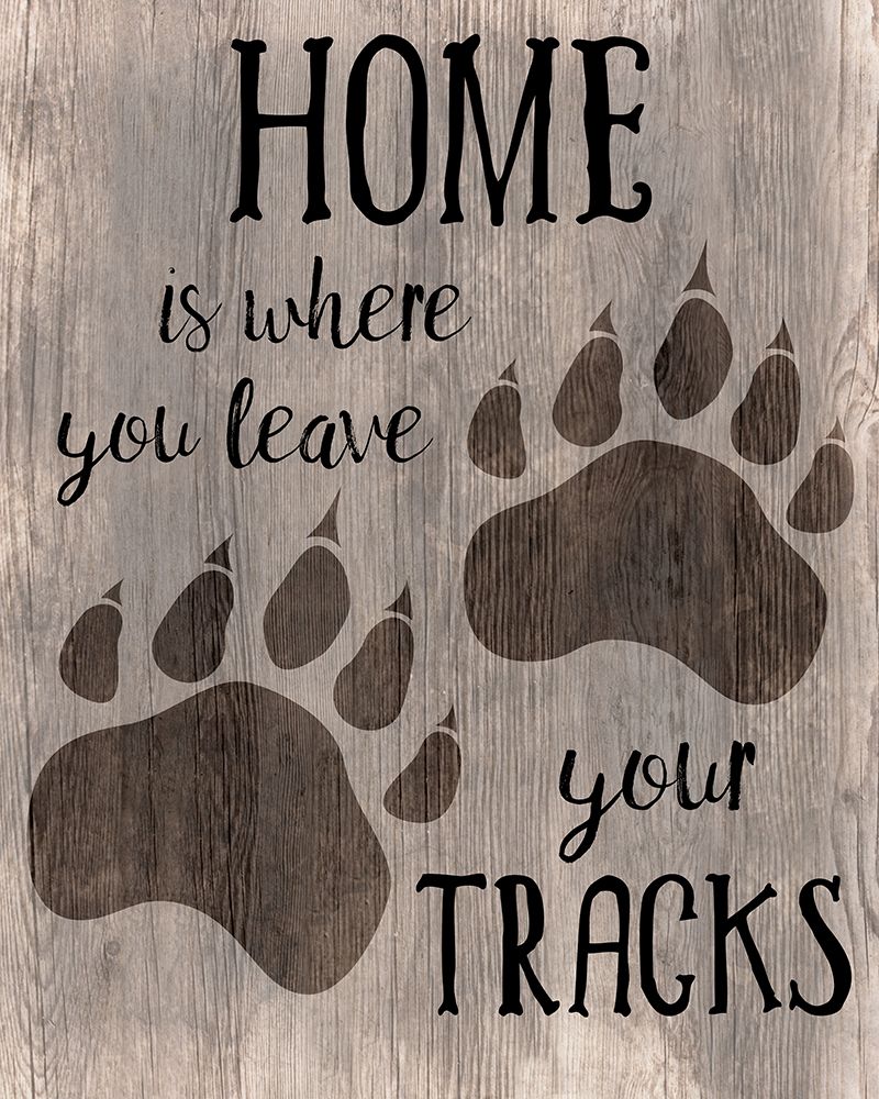 Bear Tracks art print by CAD Designs for $57.95 CAD