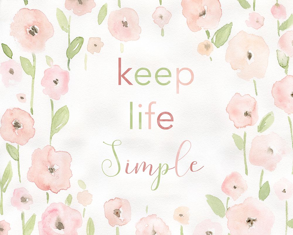 Meadow Pink Simple Life art print by Carol Robinson for $57.95 CAD