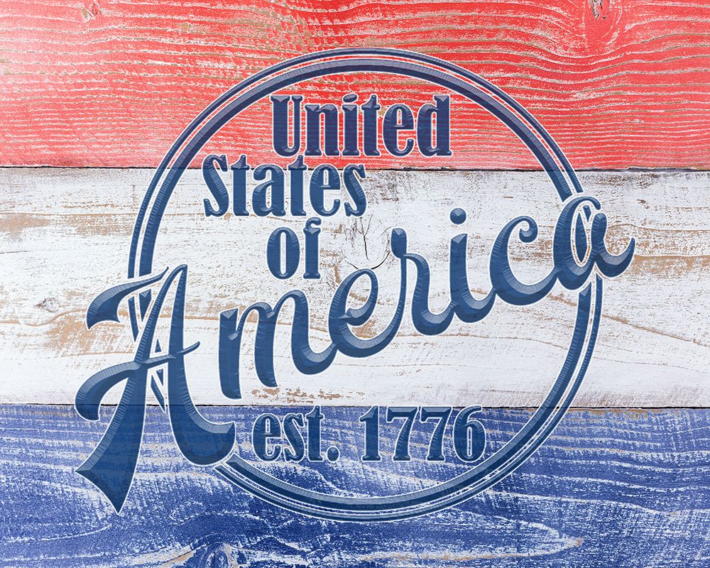 Est. 1776 art print by CAD Designs for $57.95 CAD