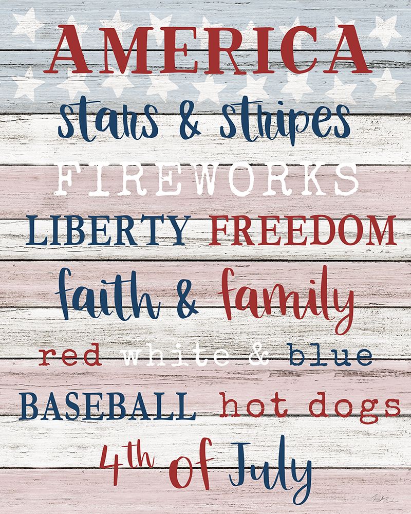 America art print by Natalie Carpentieri for $57.95 CAD