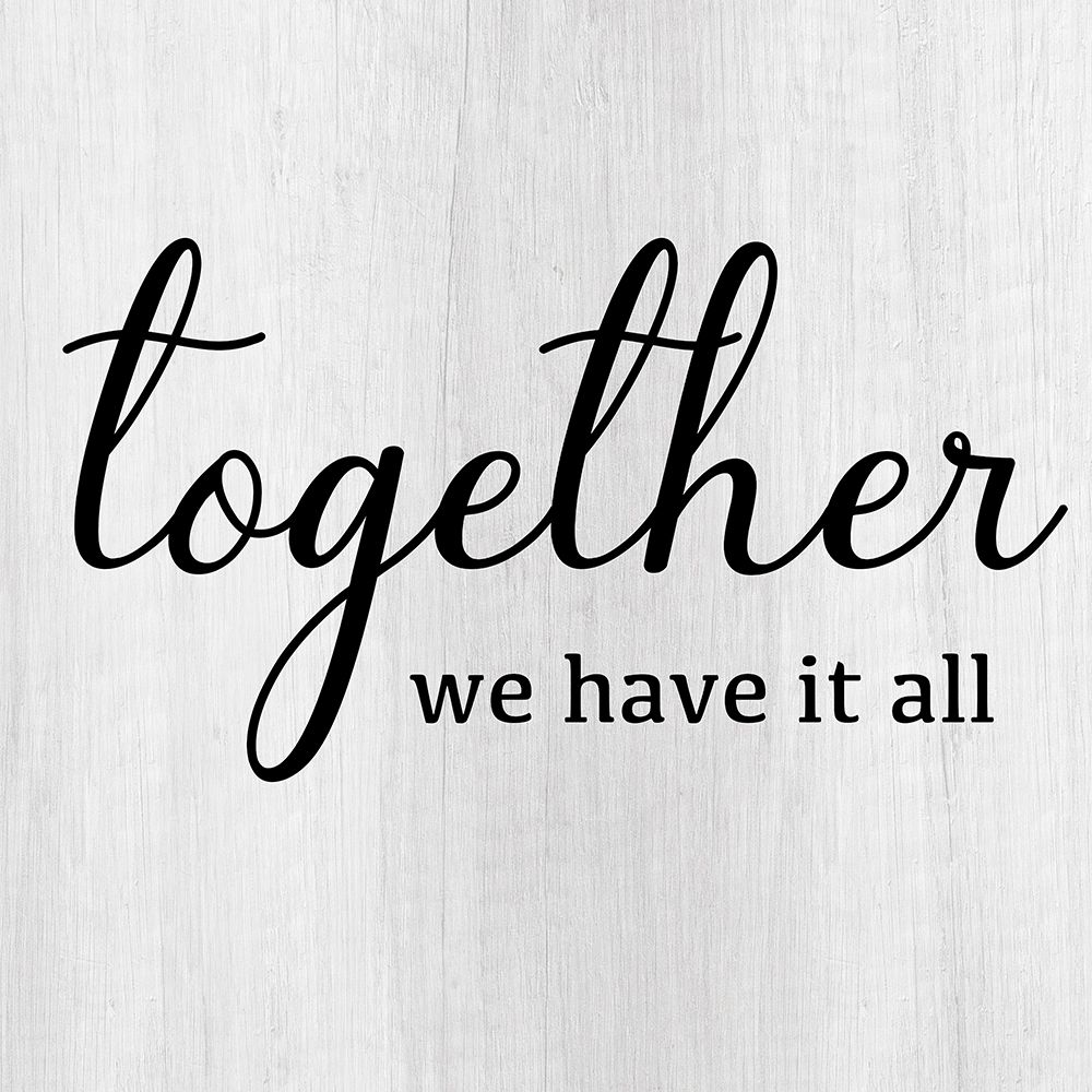 Together We Have art print by CAD Designs for $57.95 CAD